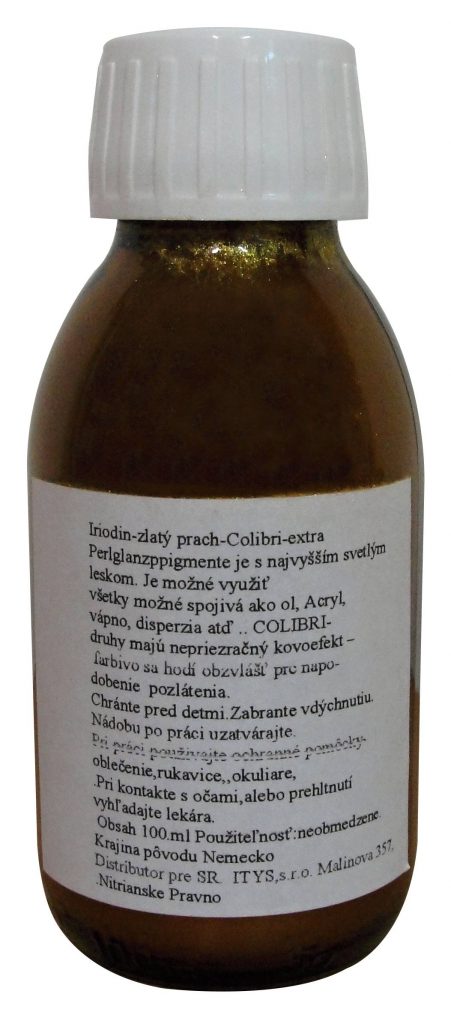 Calibri Iriodin - práškové farby na zlátenie